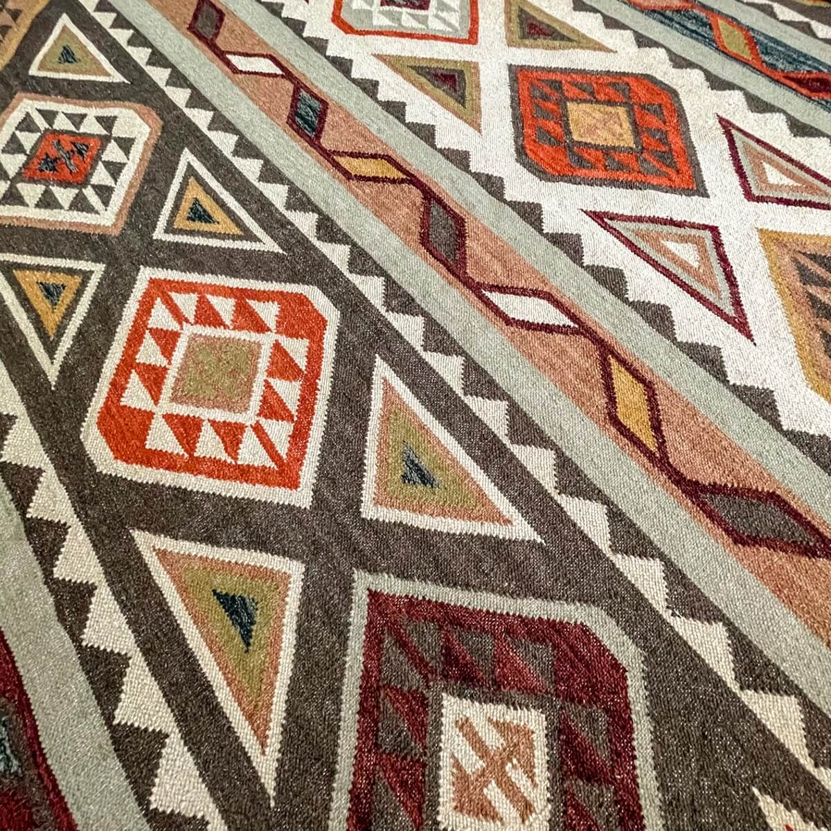 covor traditional kilim afshar din lana si bumbac